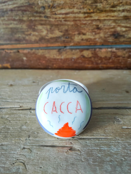 Cofanetto dipinto a mano "Portacacca!"
