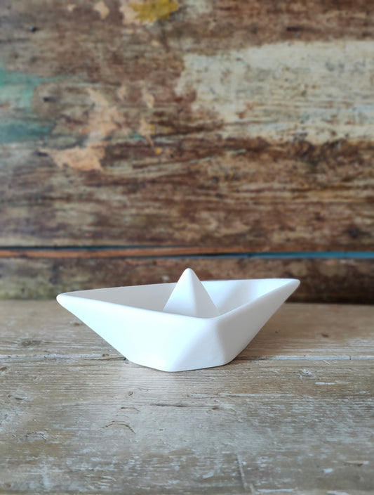 Barchetta Carta in Ceramica "Personalizzabile"