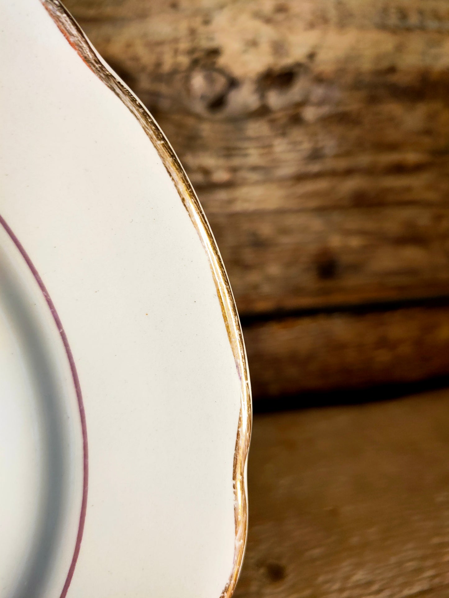 Piatto "Maria Callas" con Bordi Oro