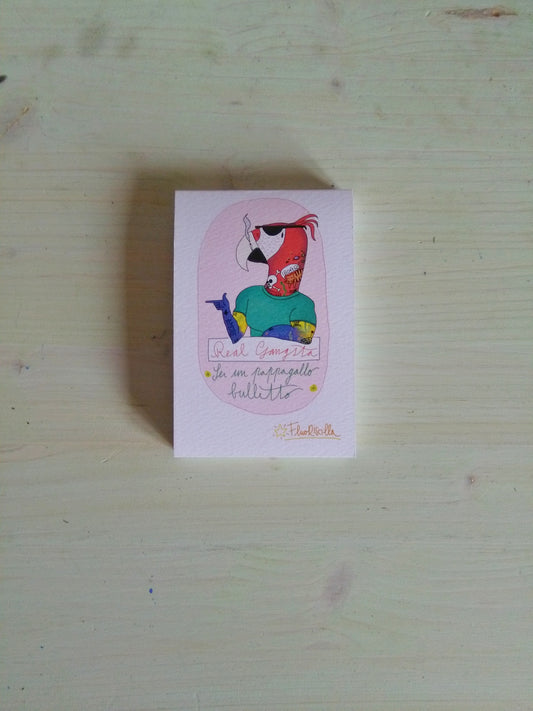 Block Notes in Carta Martellata "Pappagallo Bulletto"