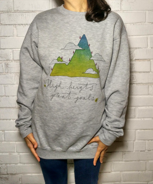 Felpa Morbidissima "Mountain" Grigio