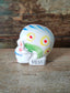 Teschio In ceramica Dipinta a Mano "Memento Mori"