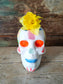 Teschio In ceramica Dipinta a Mano "Memento Mori"