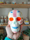 Teschio In ceramica Dipinta a Mano "Memento Mori"