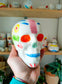 Teschio In ceramica Dipinta a Mano "Memento Mori"