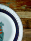 Piatto "Cuore Anatomico Verde" con bordo Blu e Oro