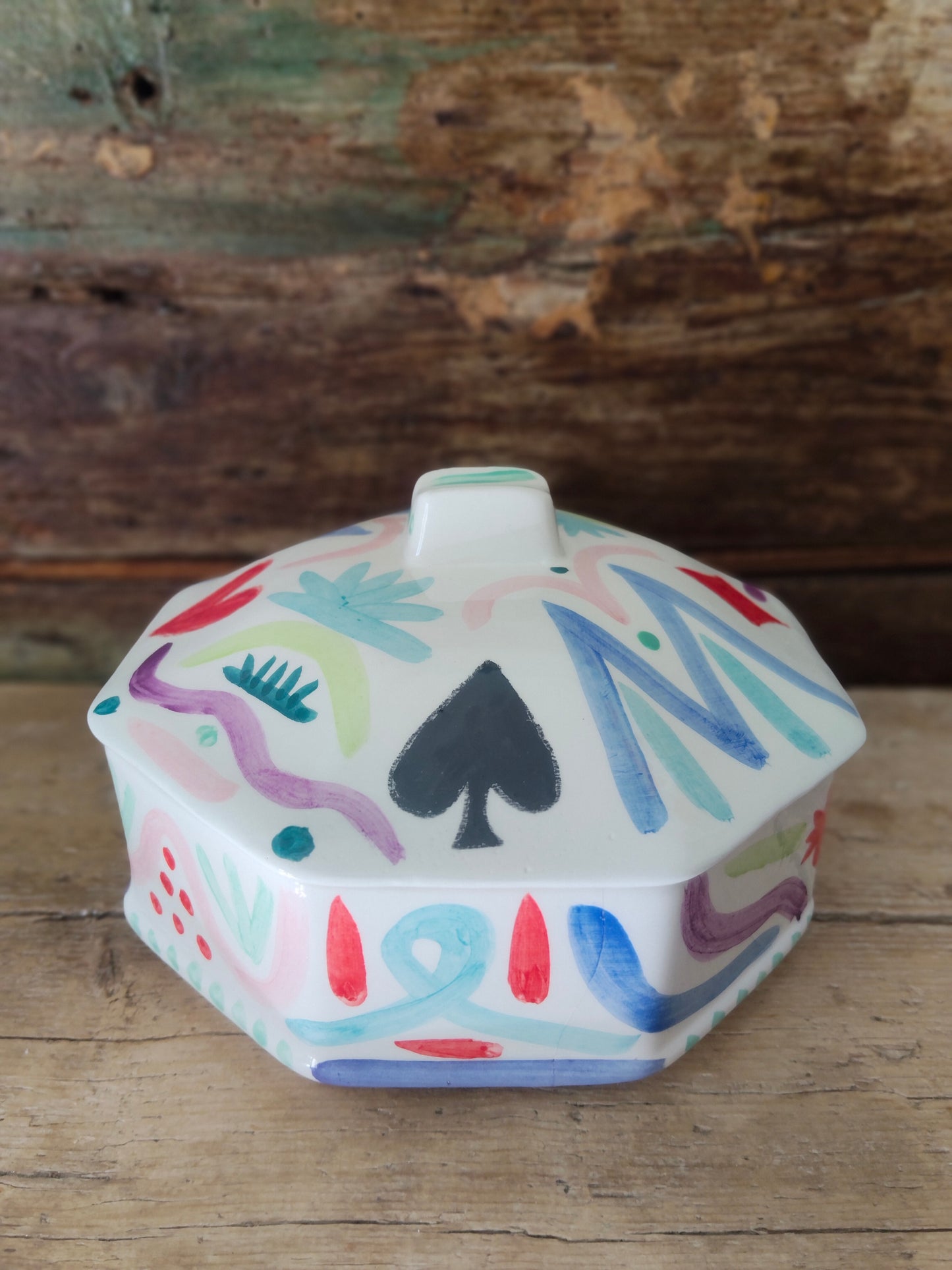 Biscottiera della Nonna (🥹) in Ceramica Dipinta a Mano