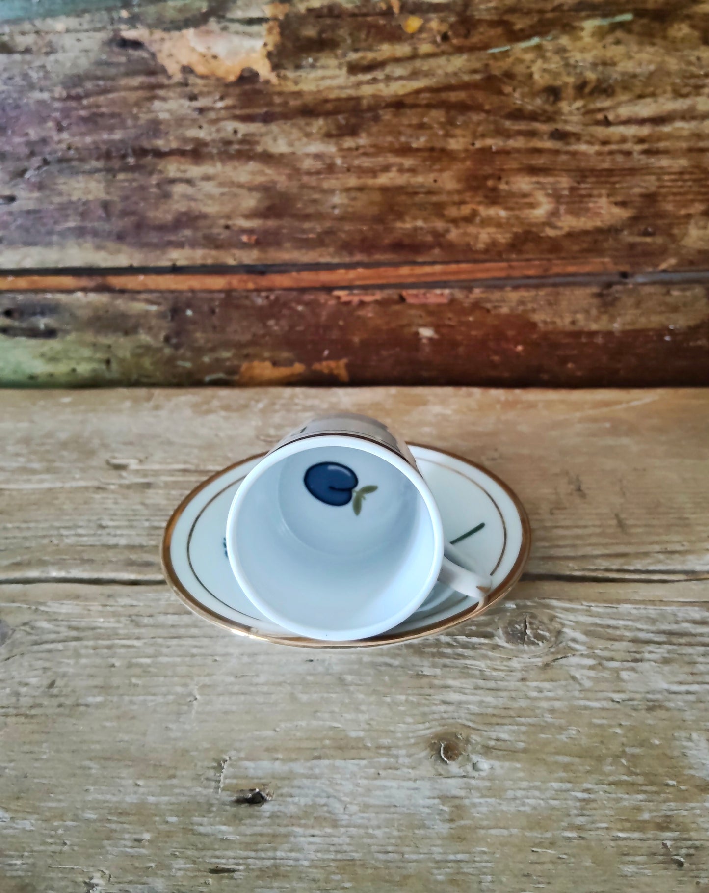 Tazzina Caffè Vintage con decalco "Poison Inside"