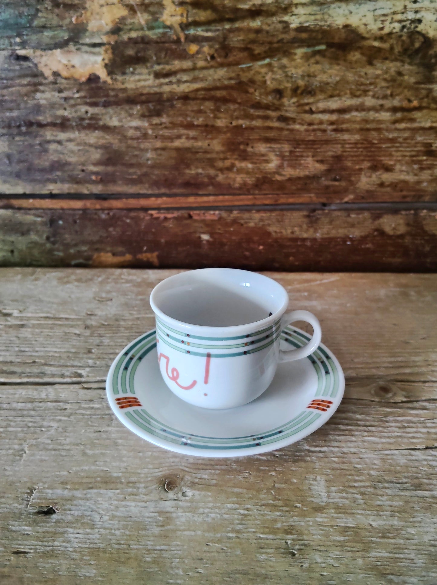 Tazzina Caffè Vintage con decalco "Ammóre"