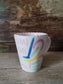 Tazza in Ceramica dipinta a Mano "Prendimi a pugni il Cuore"