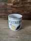 Tazza "Cocktailino?"  con bordo Oro e Verde