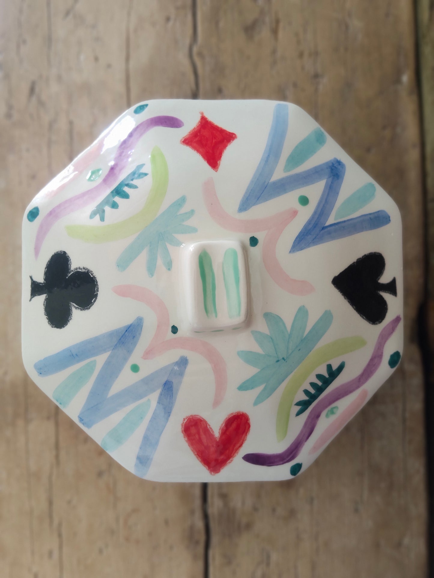 Biscottiera della Nonna (🥹) in Ceramica Dipinta a Mano