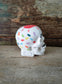 Teschio In ceramica Dipinta a Mano "Baffo Dandy"